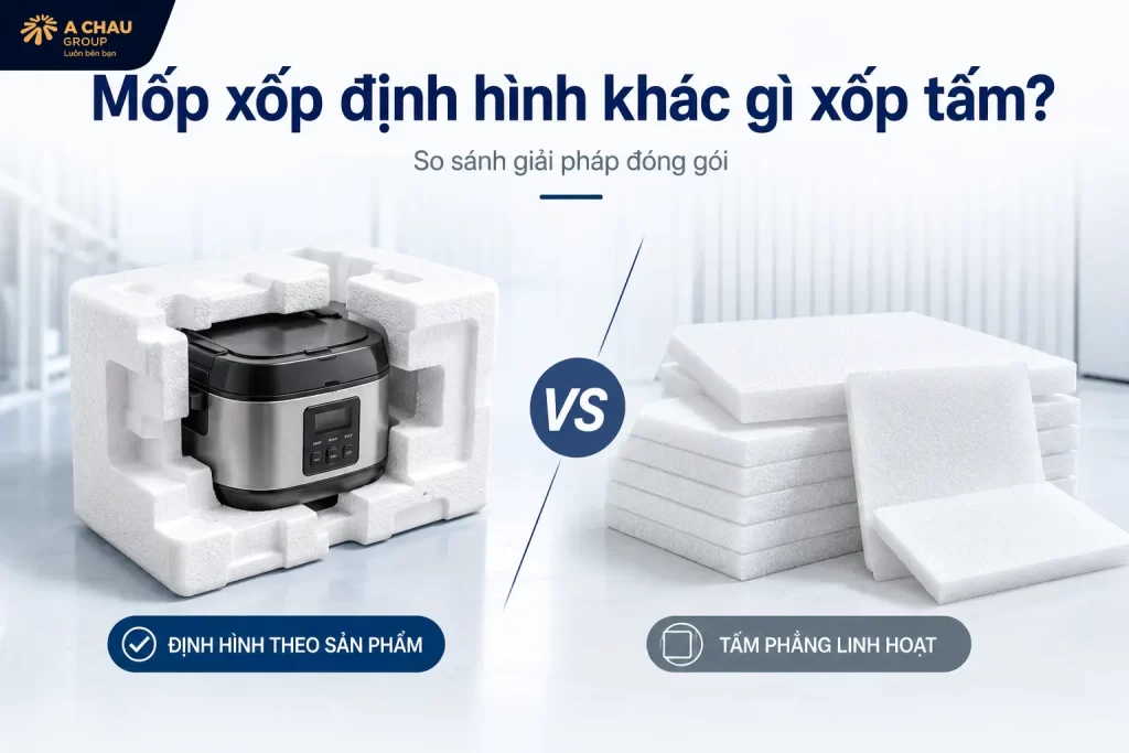 Mốp xốp định hình khác gì xốp tấm?