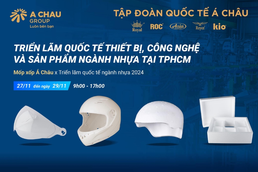Mốp Xốp Á Châu mang đến triển lãm Plastics Expo HochiminhCity 2024 những sản phẩm chất lượng