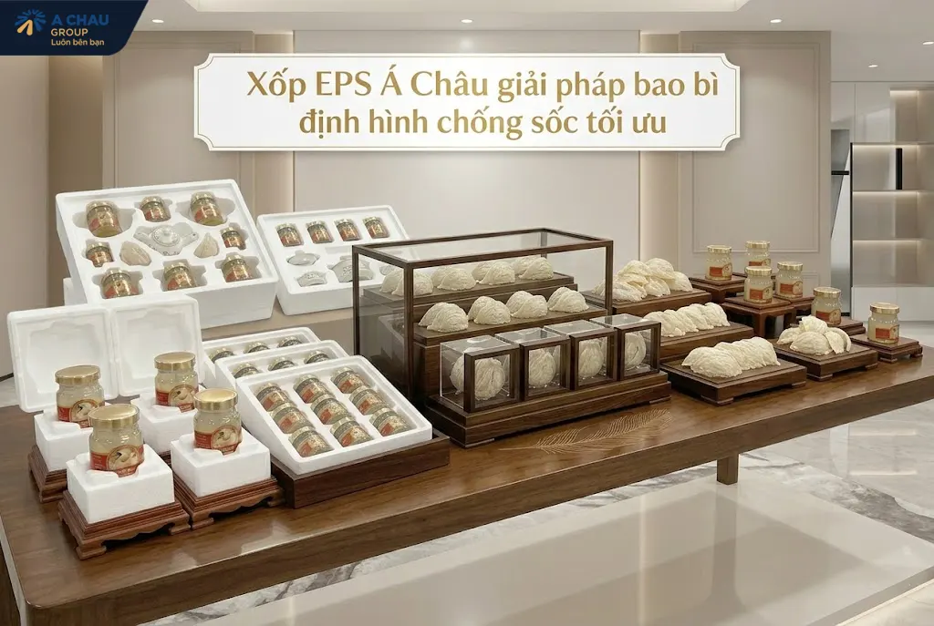 Xốp EPS Á Châu giải pháp bao bì định hình chống sốc tối ưu
